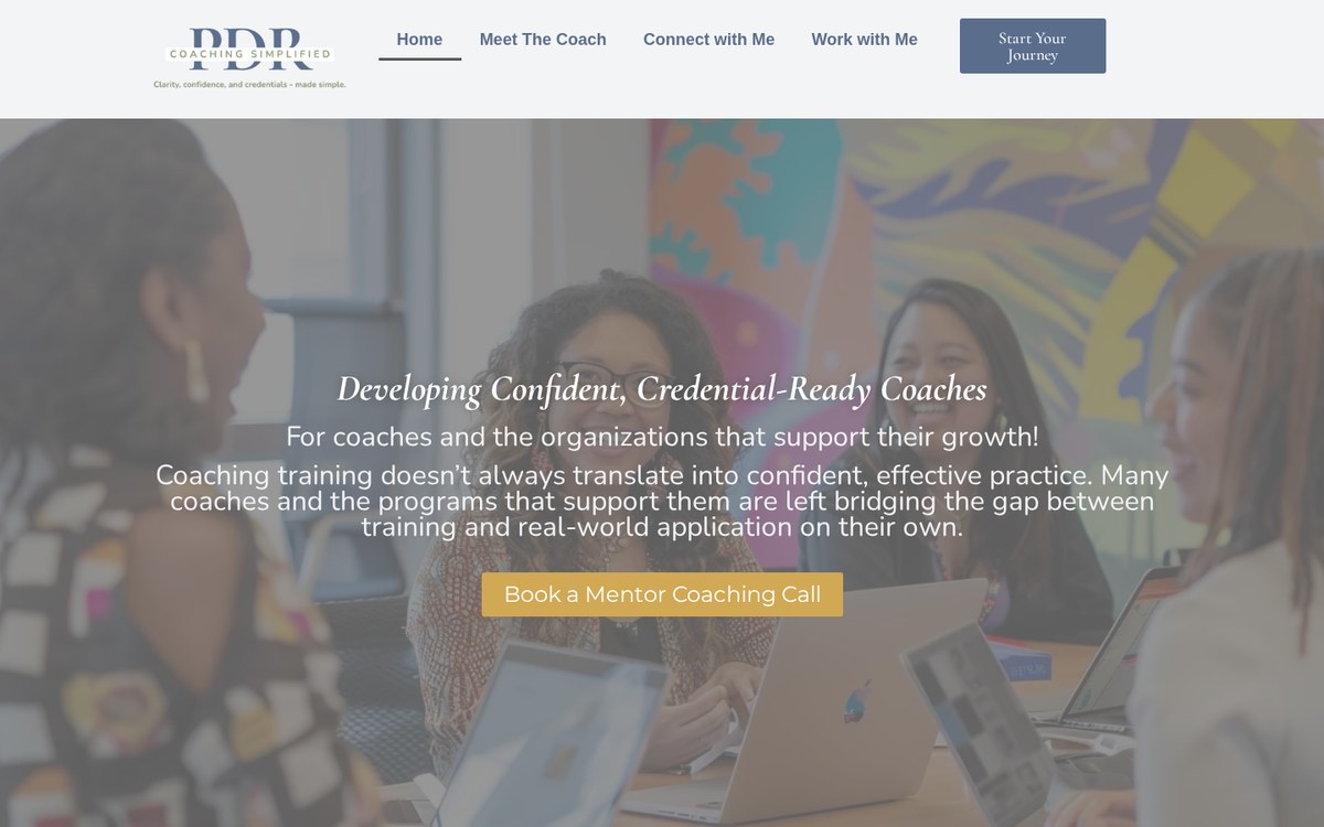 Pam Reaves website homepage